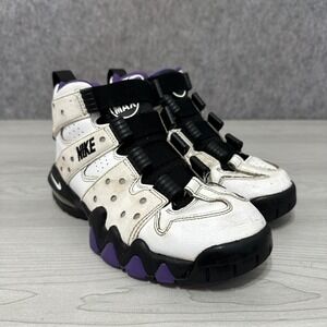Nike Air Max2 CB 94 Kids 4Y White Purple Basketball Sneakers 309560-105 Barkley